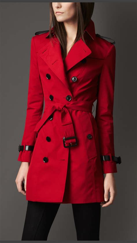 red burberry trench coat outfit|burberry trench coat clearance.